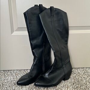 Black Heeled Boots